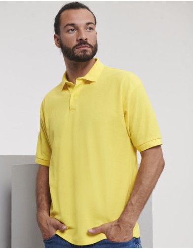 RUS-0R539M0-Men's Classic Polycotton Polo